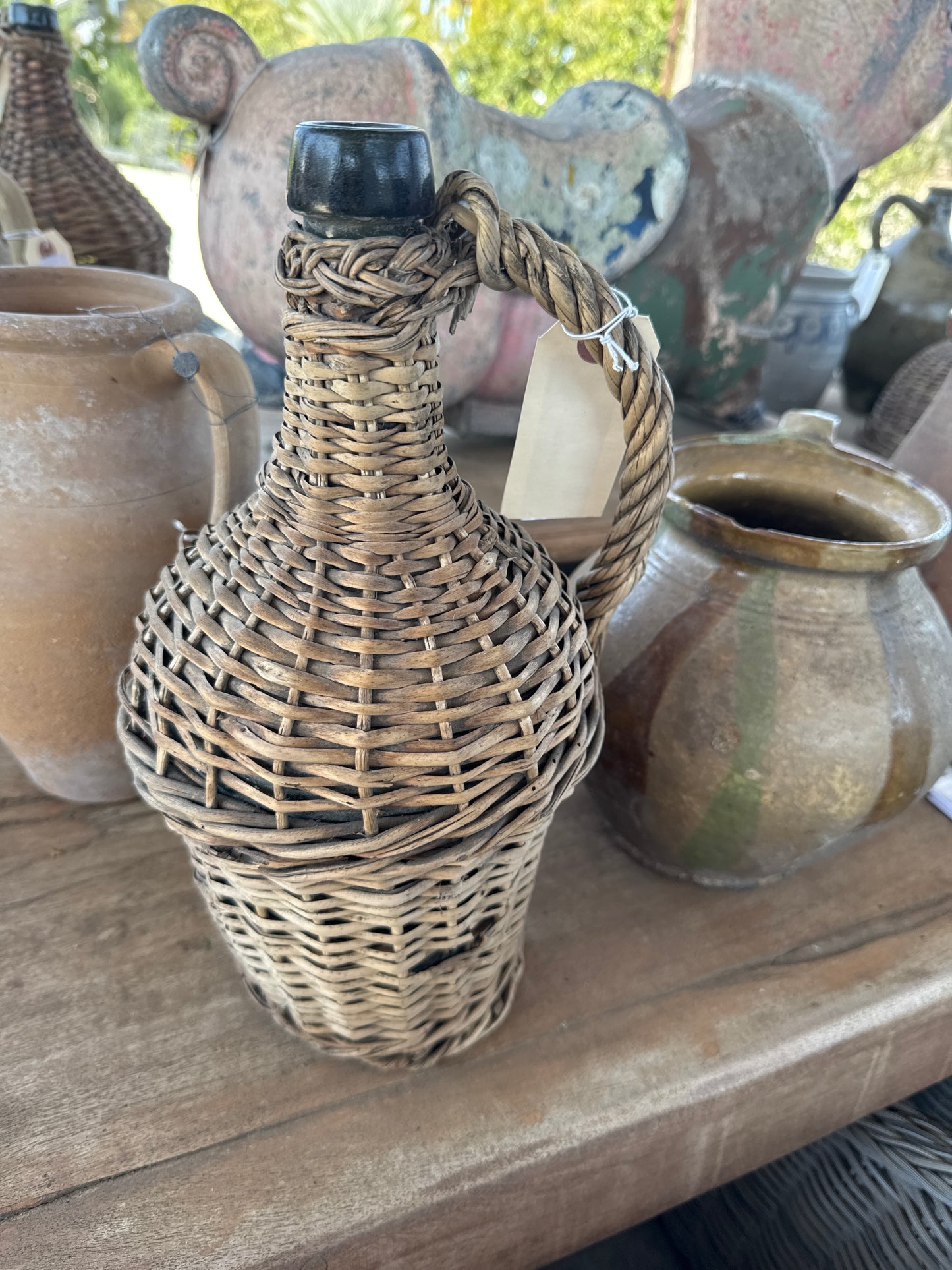 Wicker Covered Bottle-BO031925024