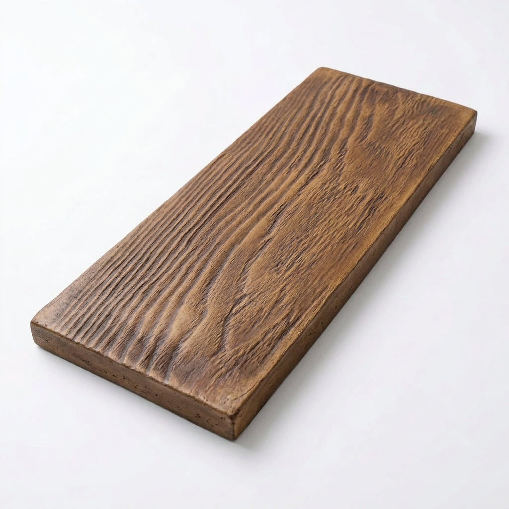 Concrete Wood Texture Stepping Stone