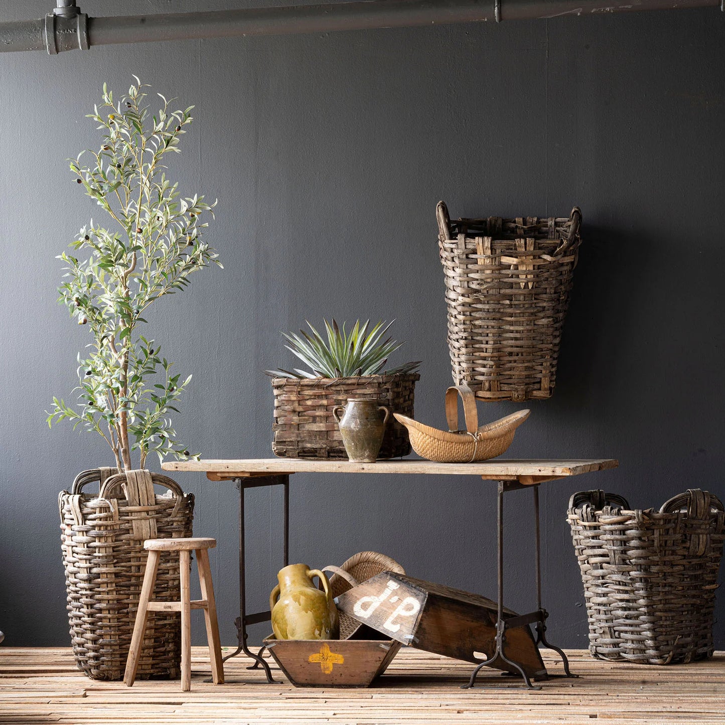 Iberian Tall Picking Basket BO03260192